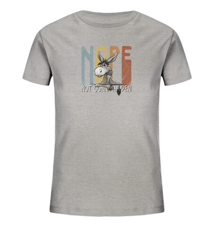 Nope | bockiger Esel - Kids Organic Shirt