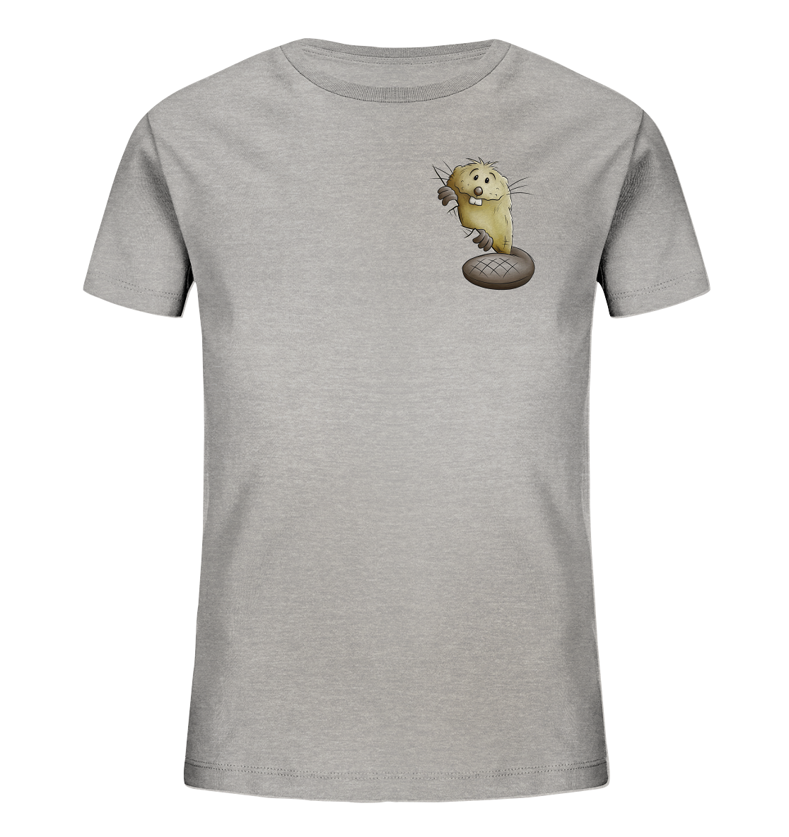 Lustiger frecher Biber - Kids Organic Shirt