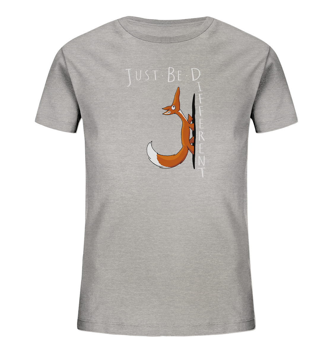 Just Be Different | Sei Anders, kleiner Fuchs - Kids Organic Shirt