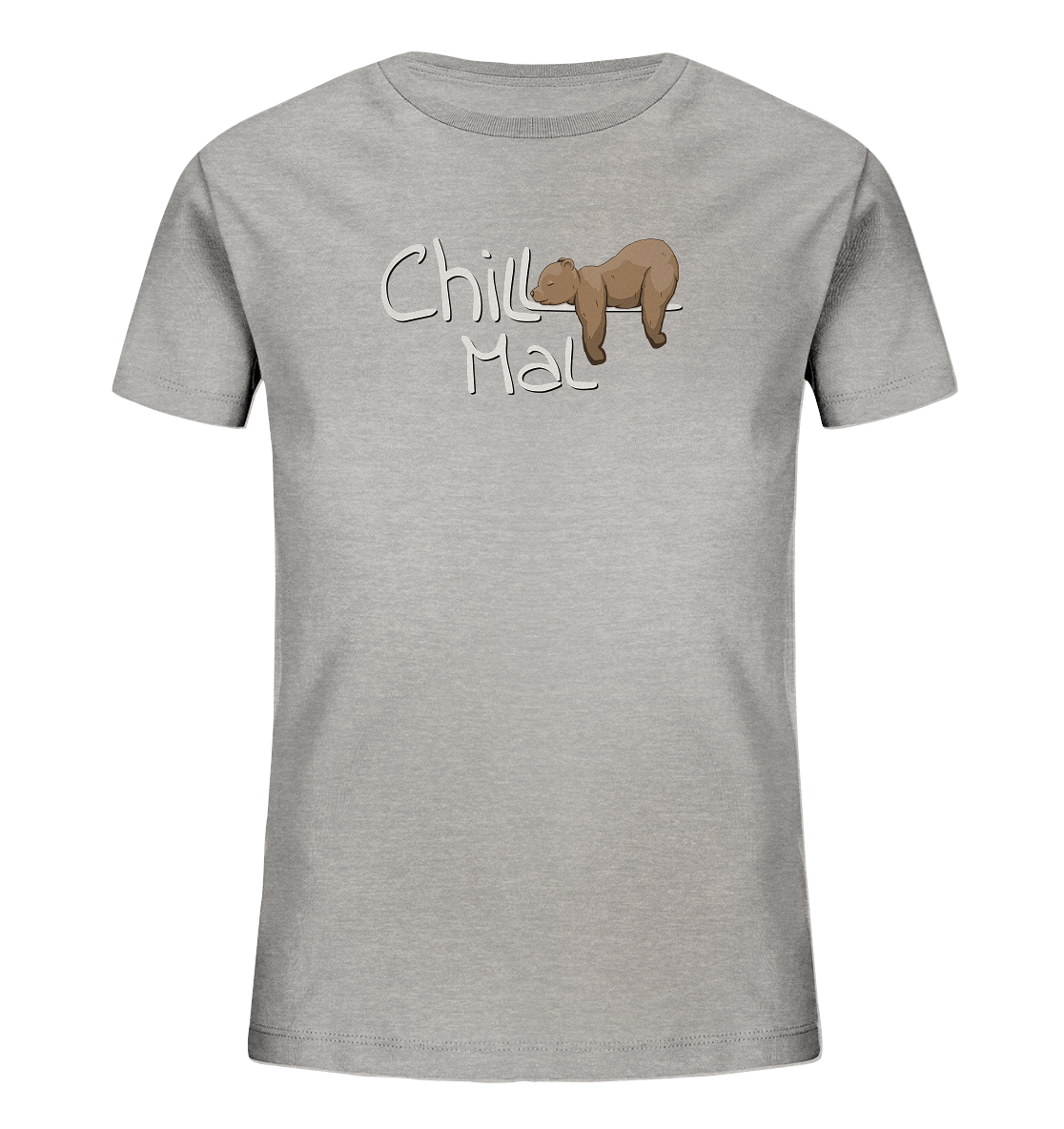Chill Mal schläfriger Braunbär - Kids Organic Shirt