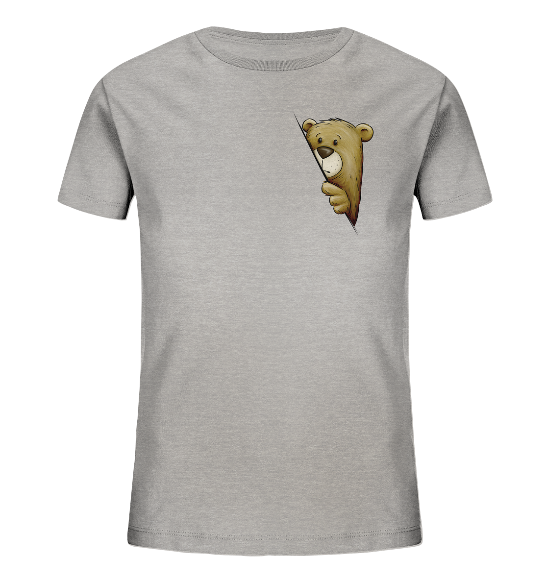 Funky Bär Illustration - Kids Organic Shirt