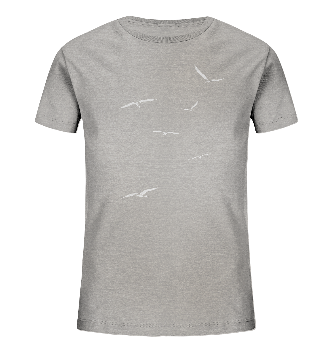 Vogelschwarm – Traum vom Fliegen - Kids Organic Shirt