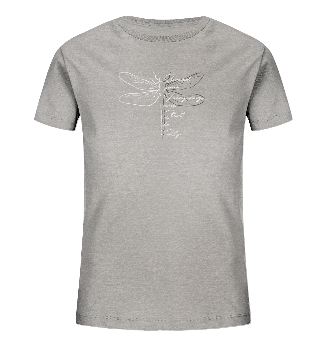 Breite die Flügel aus und flieg los | Libelle - Kids Organic Shirt