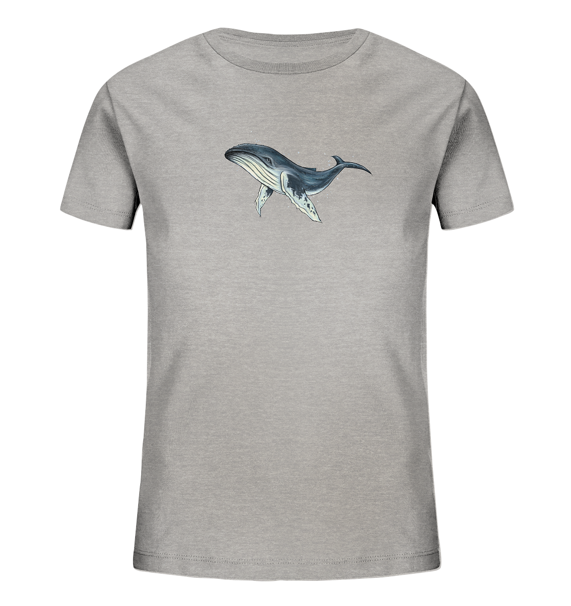 Tiefsee Ozean-Riese Buckelwal - Kids Organic Shirt