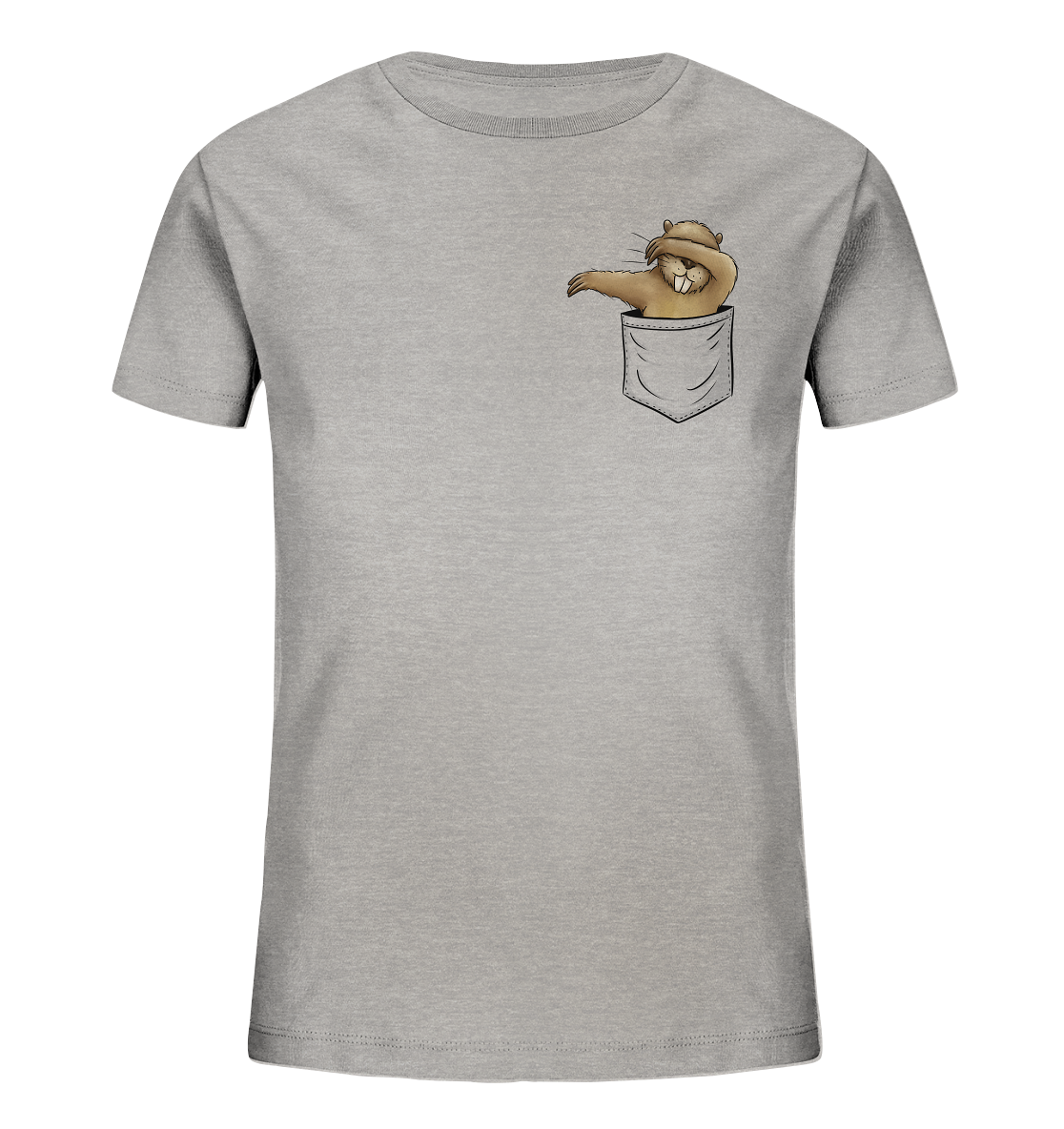 Dabbender Biber in Deiner Tasche - Kids Organic Shirt