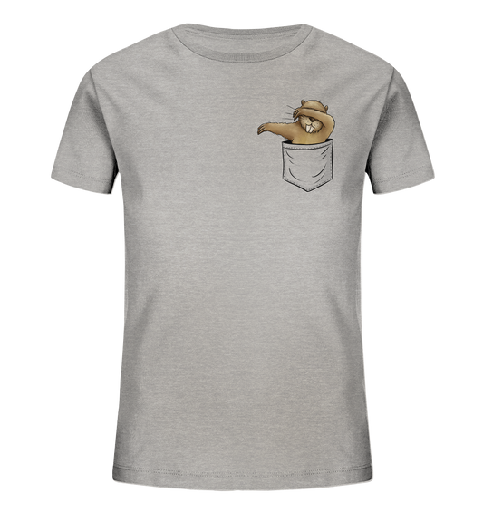 Dabbender Biber in Deiner Tasche - Kids Organic Shirt