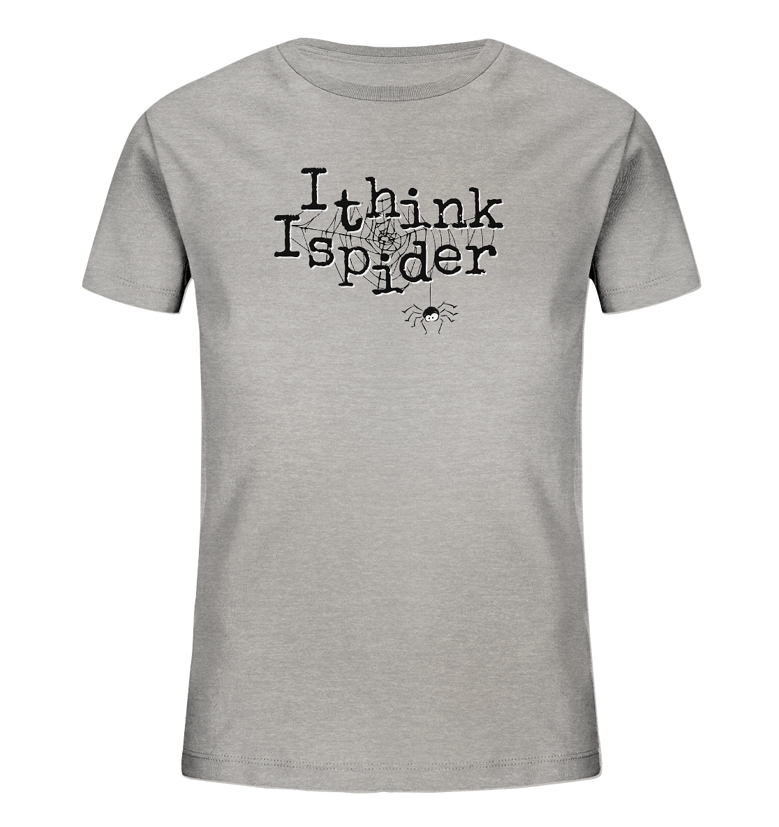 I think I spider - Spinne - Kids Organic Shirt