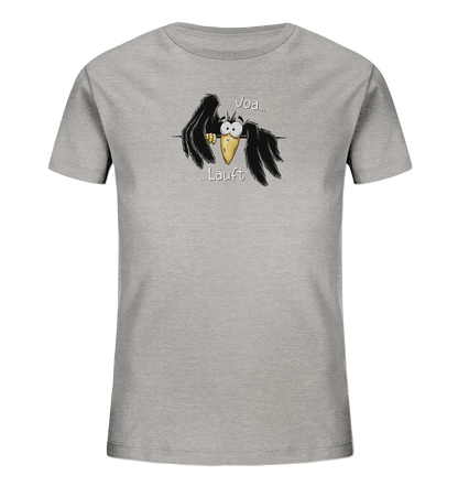 Joa Läuft Krähe gechillter Rabe - Kids Organic Shirt