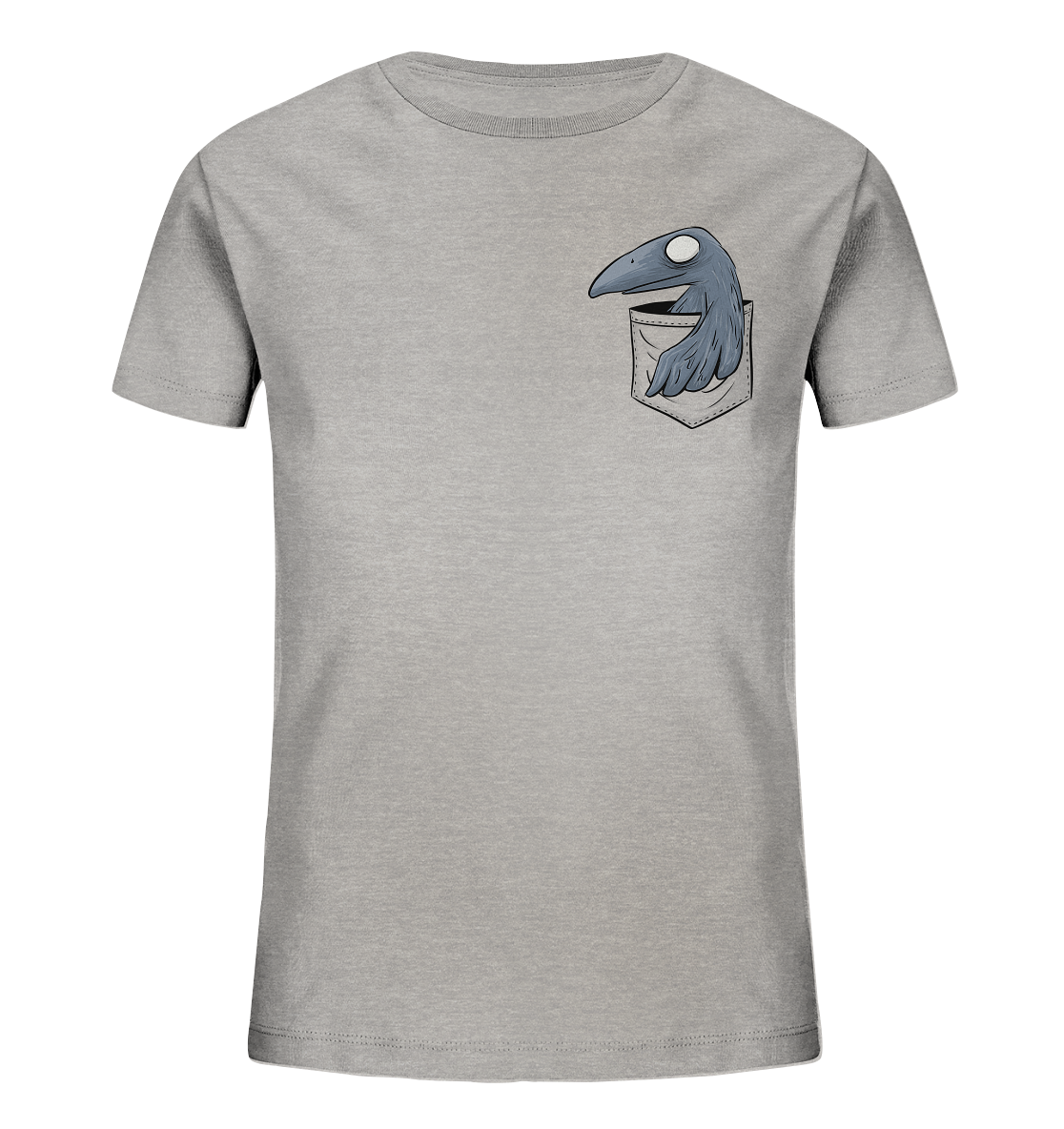 Grufti Rabe Krähe in der Tasche - Kids Organic Shirt