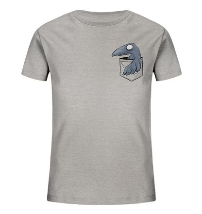 Grufti Rabe Krähe in der Tasche - Kids Organic Shirt