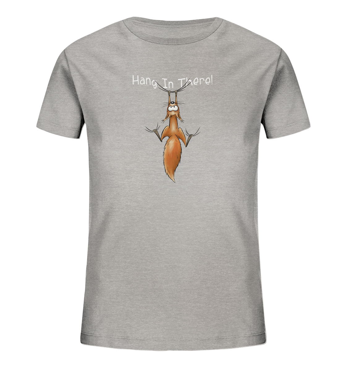 Hang In There | Lässiges Eichhörnchen - Kids Organic Shirt