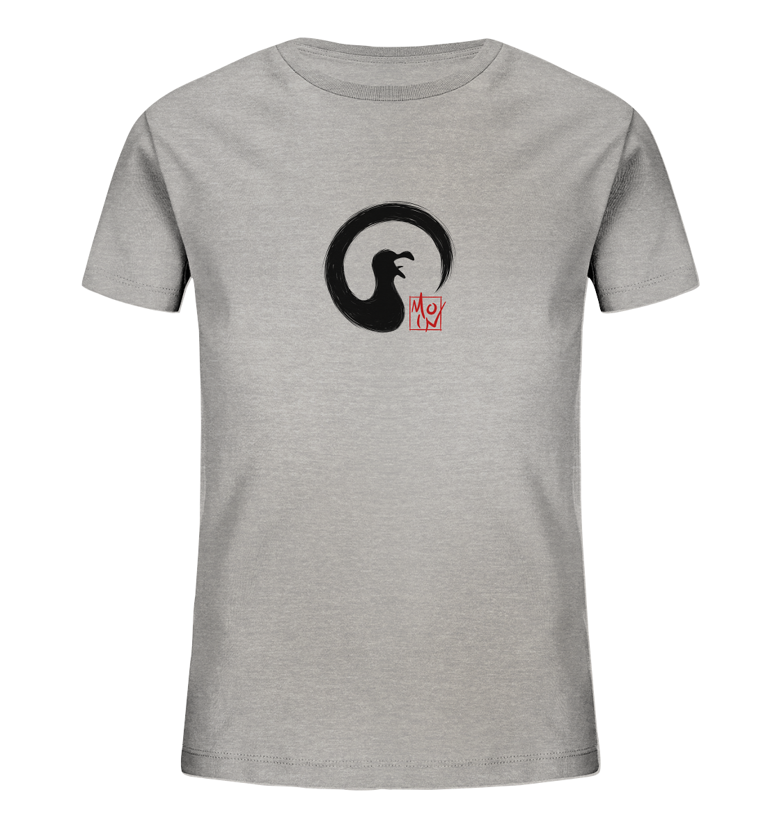Moin kreischende japanische Enso Möwe - Kids Organic Shirt