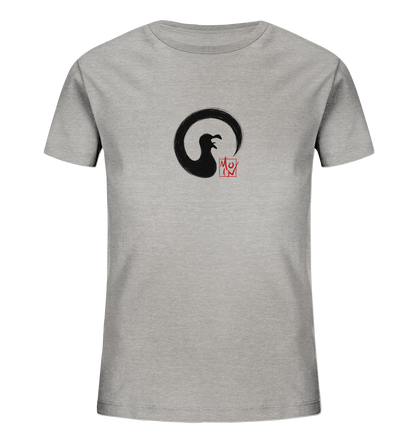 Moin kreischende japanische Enso Möwe - Kids Organic Shirt