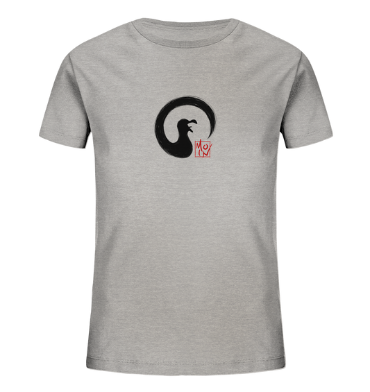 Moin kreischende japanische Enso Möwe - Kids Organic Shirt