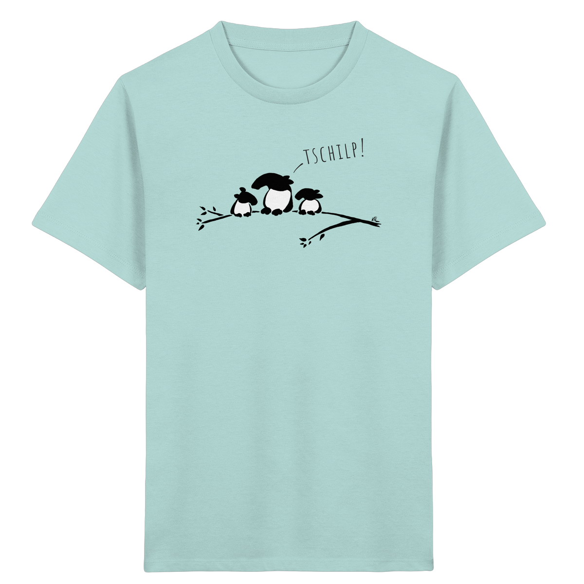 Drei kleine Tapir-Vögel - Kids Organic Shirt
