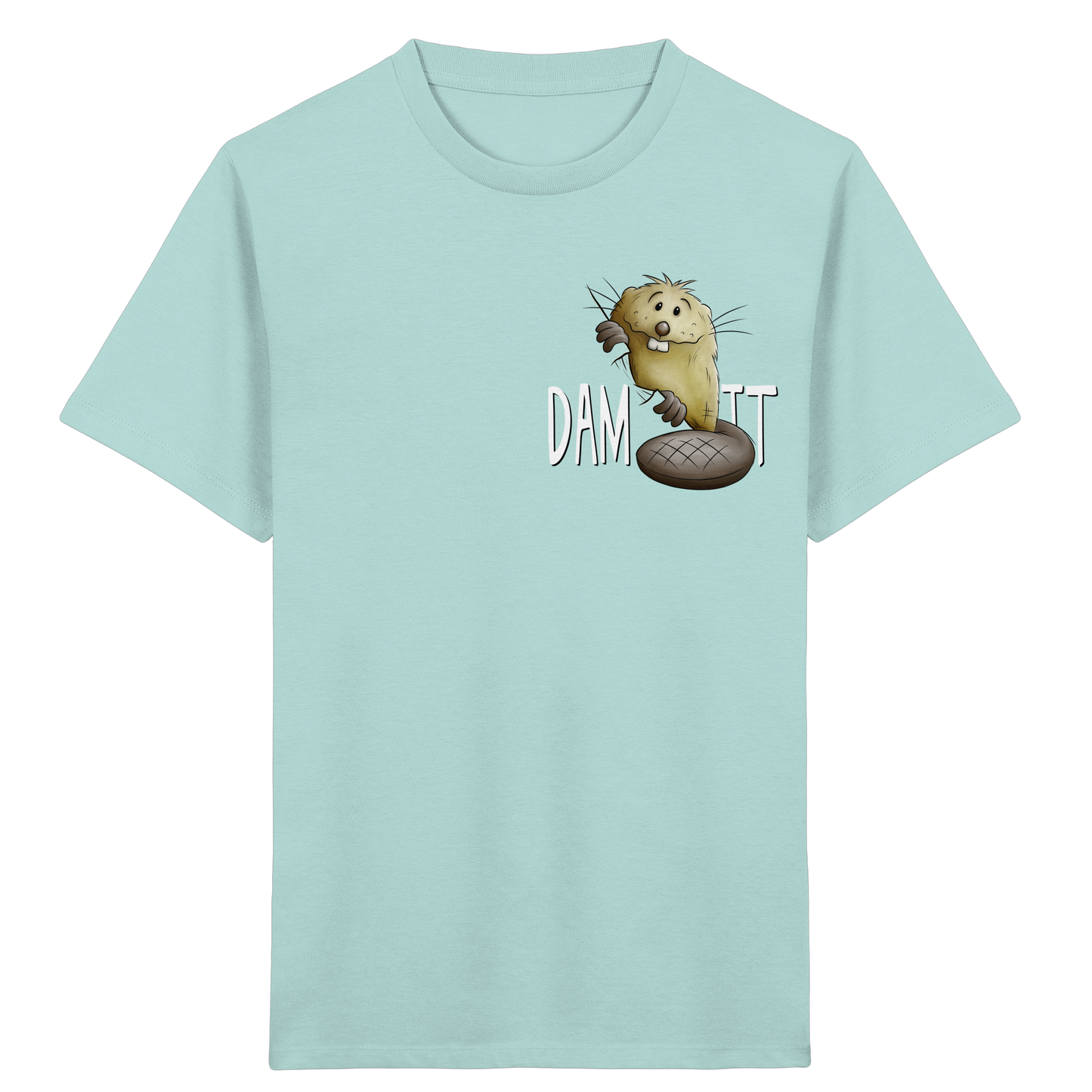 Dam It Verdammt Lustiger Biber - Kids Organic Shirt