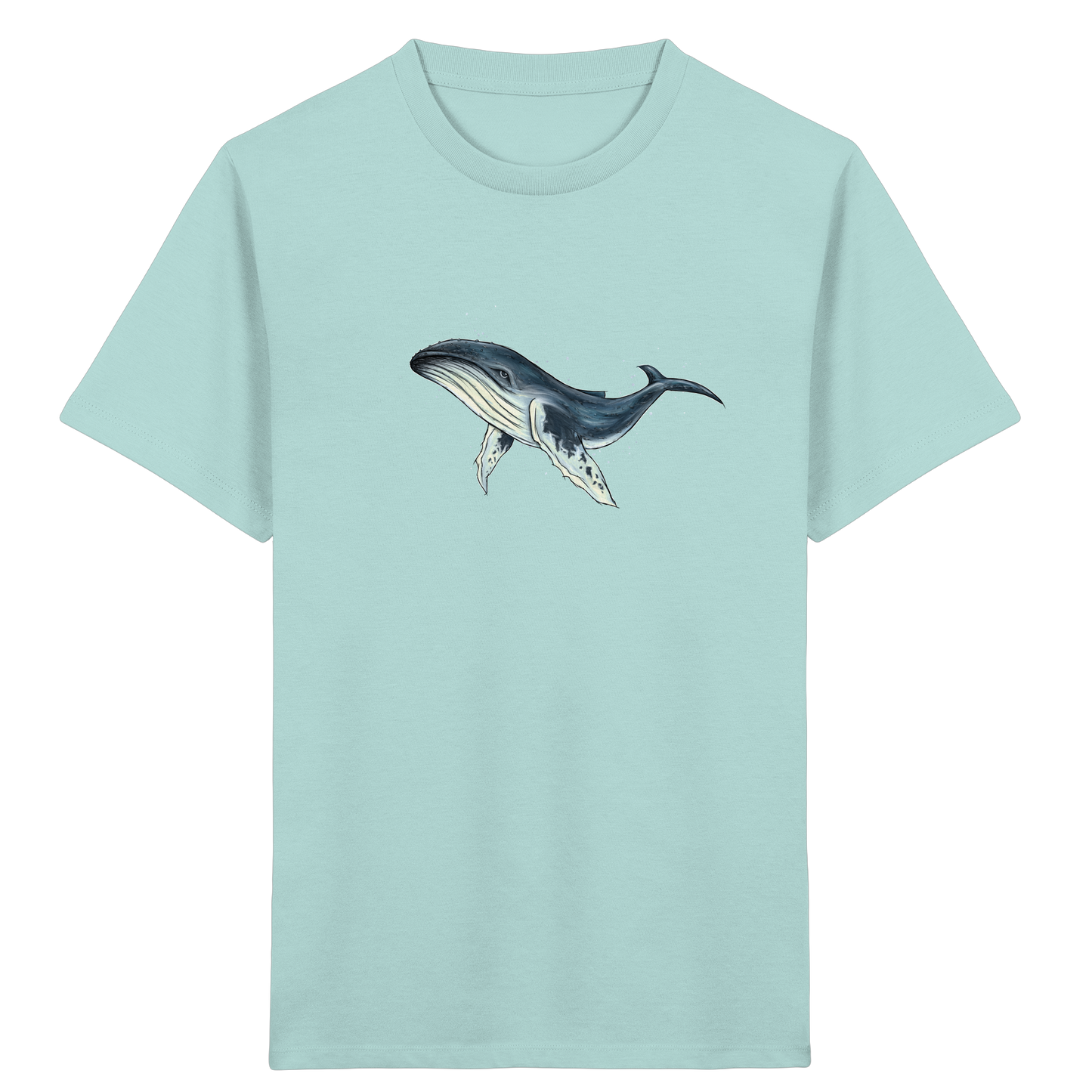 Tiefsee Ozean-Riese Buckelwal - Kids Organic Shirt