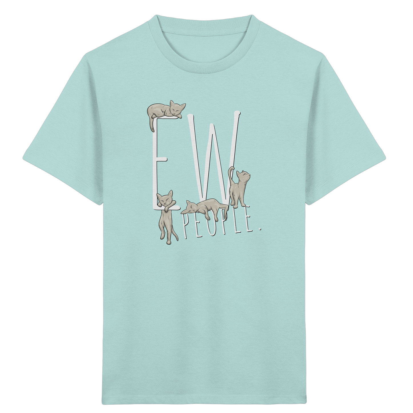 Ew, People. Sarkastische Katzen - Kids Organic Shirt