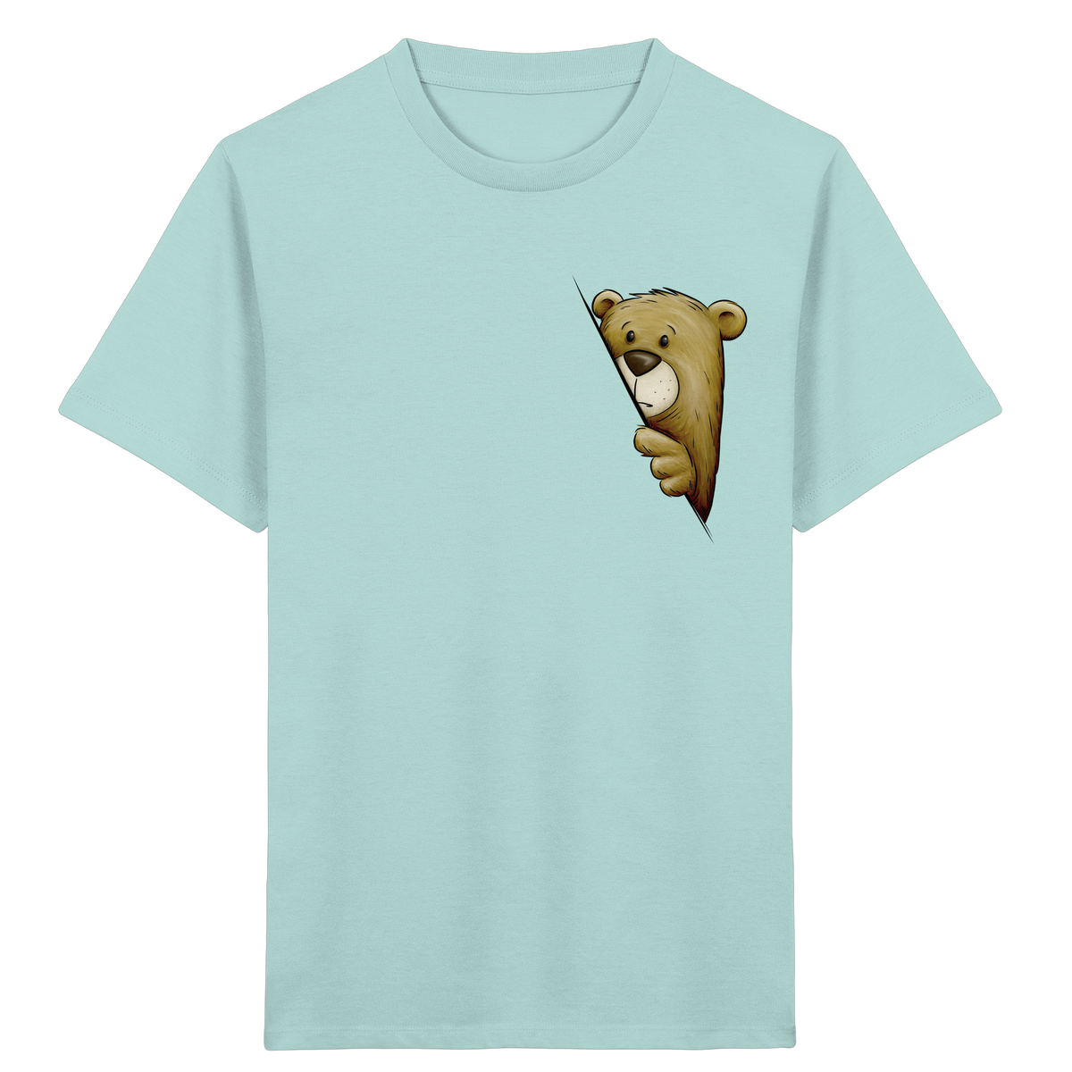 Funky Bär Illustration - Kids Organic Shirt