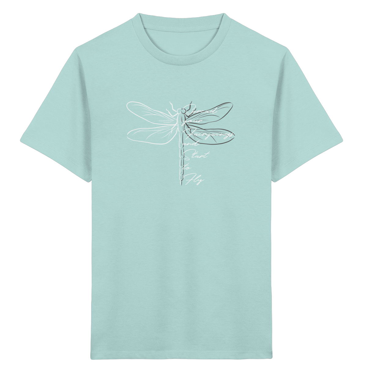Breite die Flügel aus und flieg los | Libelle - Kids Organic Shirt