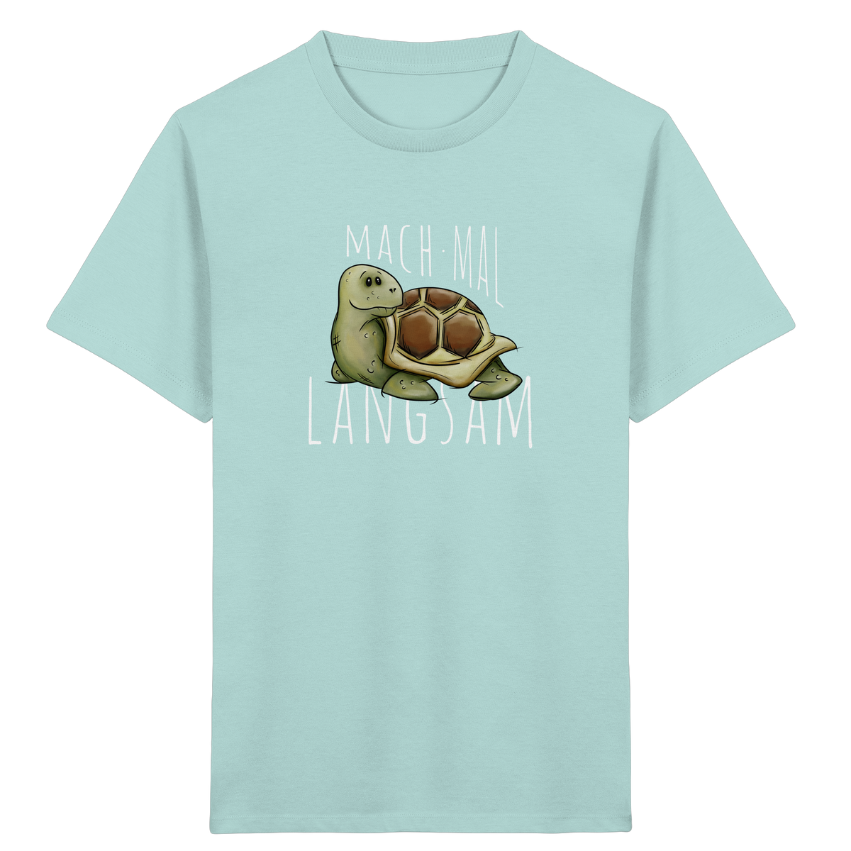 Mach mal langsam Schildkröte - Kids Organic Shirt