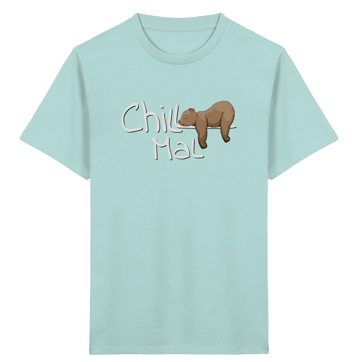 Chill Mal schläfriger Braunbär - Kids Organic Shirt