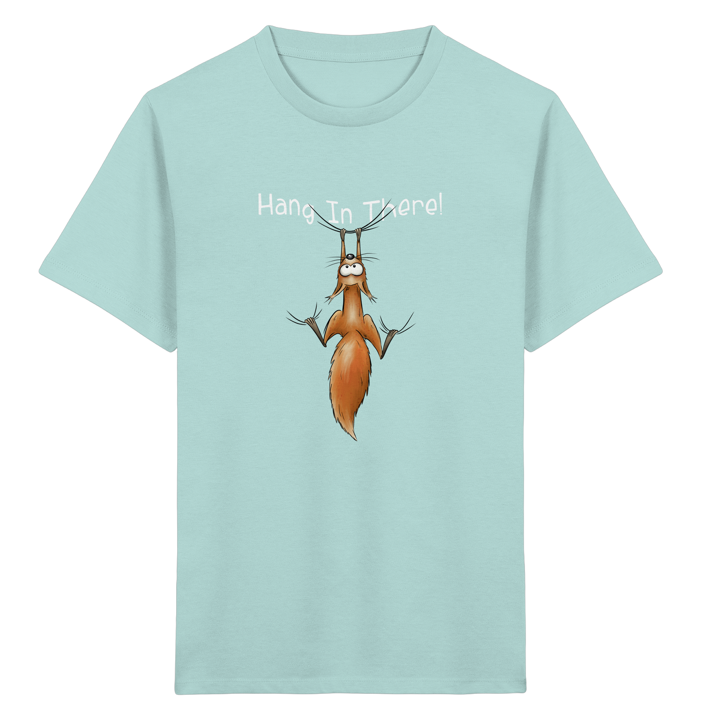 Hang In There | Lässiges Eichhörnchen - Kids Organic Shirt