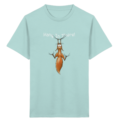 Hang In There | Lässiges Eichhörnchen - Kids Organic Shirt