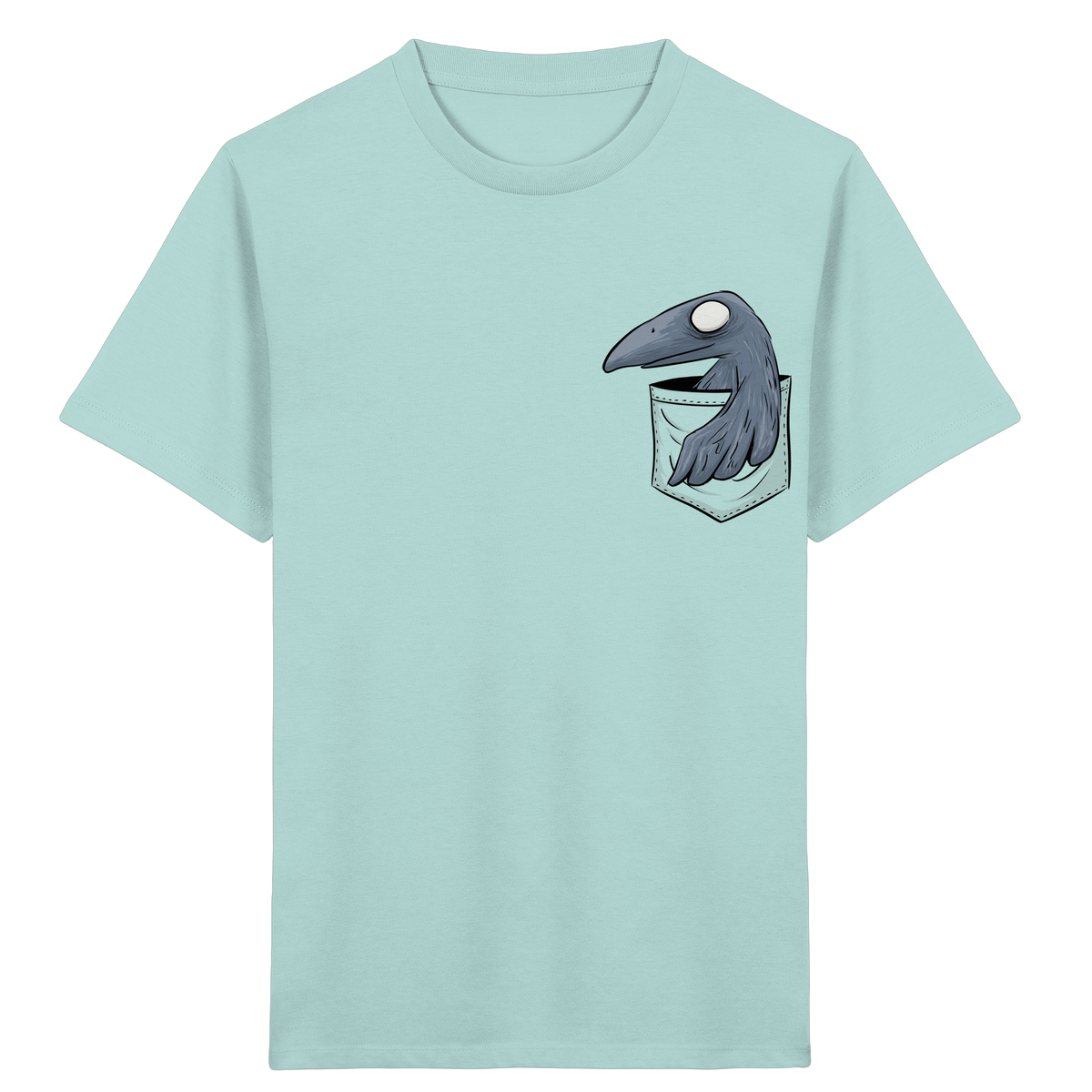 Grufti Rabe Krähe in der Tasche - Kids Organic Shirt