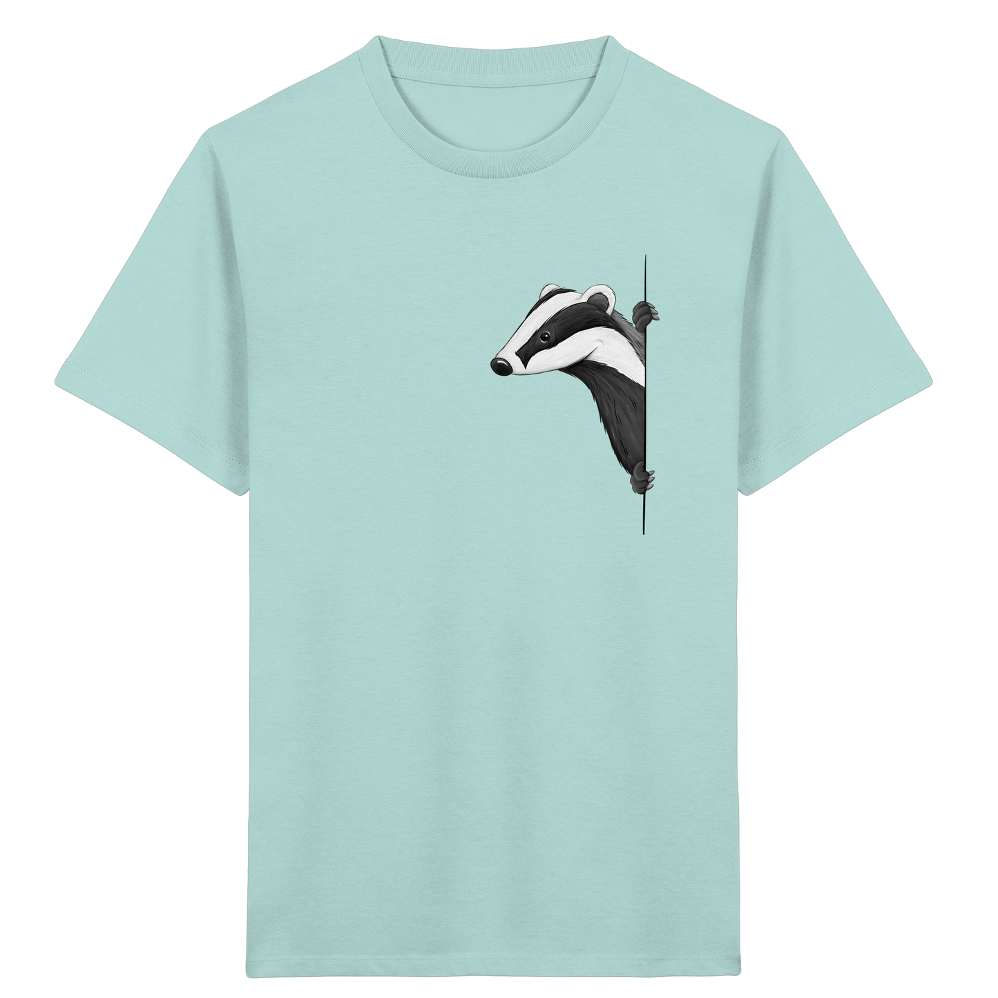 Lässiger Dachs Meister Grimbart - Kids Organic Shirt