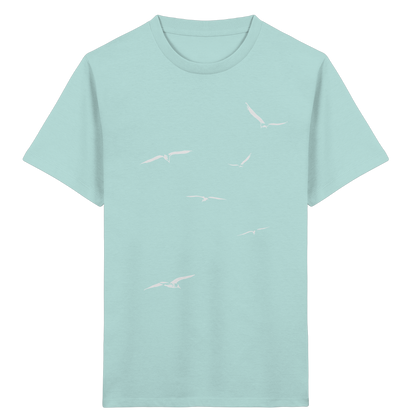 Vogelschwarm – Traum vom Fliegen - Kids Organic Shirt