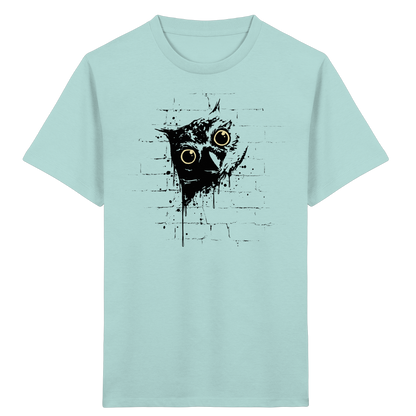 Lässige Street Art Eule - Kids Organic Shirt