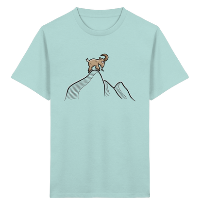 Ziegenbock in den Bergen - Kids Organic Shirt
