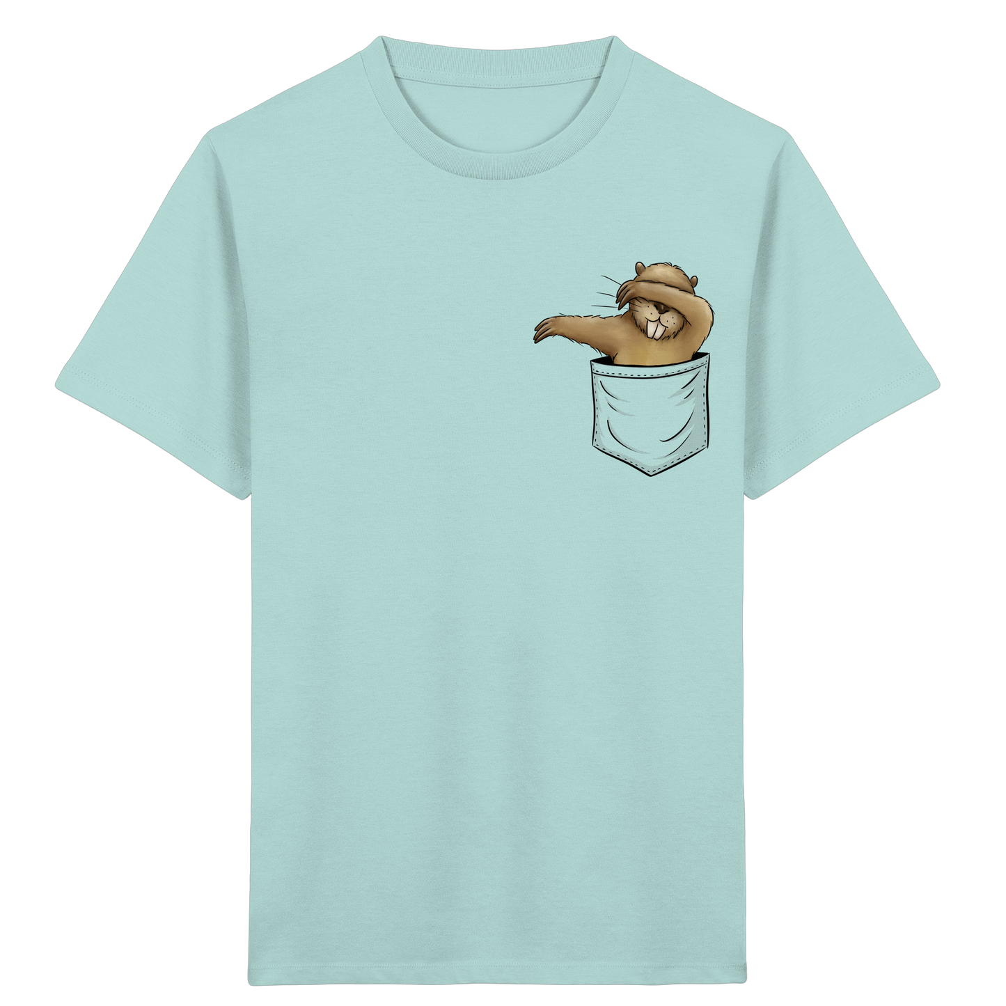 Dabbender Biber in Deiner Tasche - Kids Organic Shirt