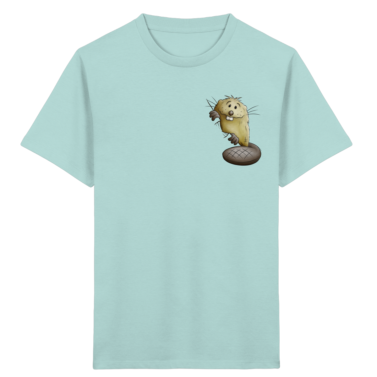 Lustiger frecher Biber - Kids Organic Shirt