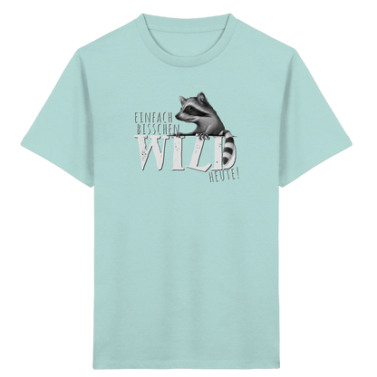 Bisschen wild heute! Waschbär - Kids Organic Shirt