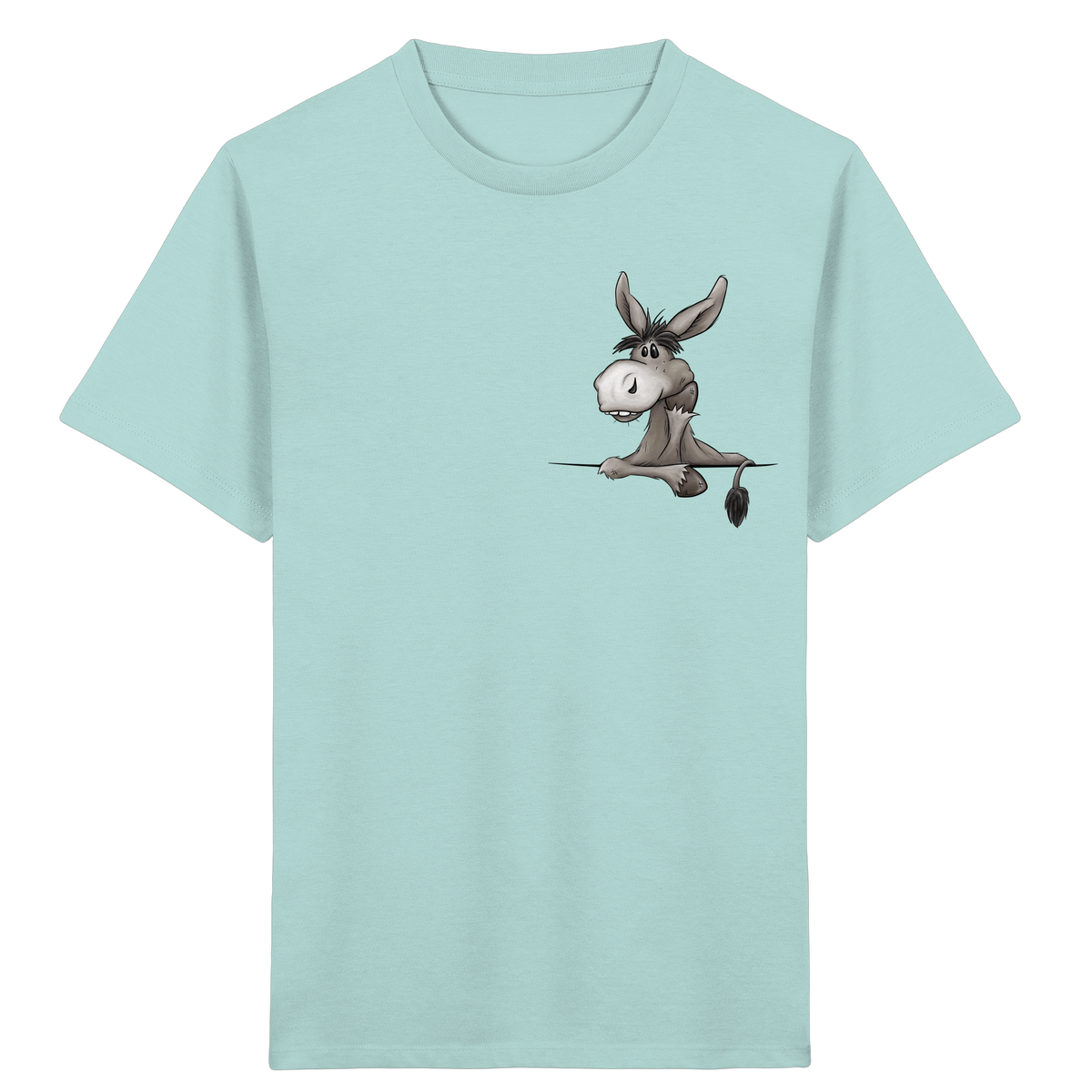 Lustiger lässiger Esel - Kids Organic Shirt