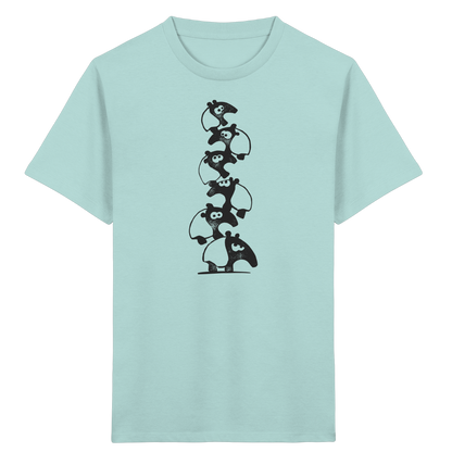 Lustiger Haufen aus Schabracken-Tapiren - Kids Organic Shirt
