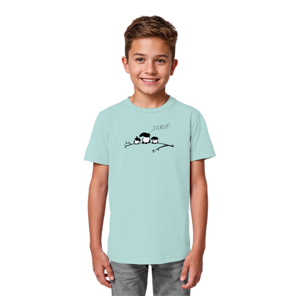 Drei kleine Tapir-Vögel - Kids Organic Shirt