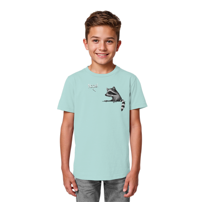 Nope! Frecher verwegener Waschbär - Kids Organic Shirt