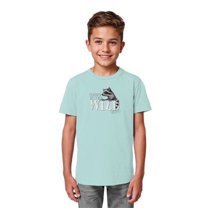 Bisschen wild heute! Waschbär - Kids Organic Shirt