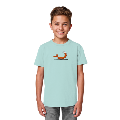 Lässiger cooler Fuchs | Mr. Fox, der Schleicher - Kids Organic Shirt