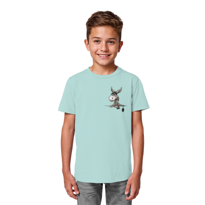 Lustiger lässiger Esel - Kids Organic Shirt