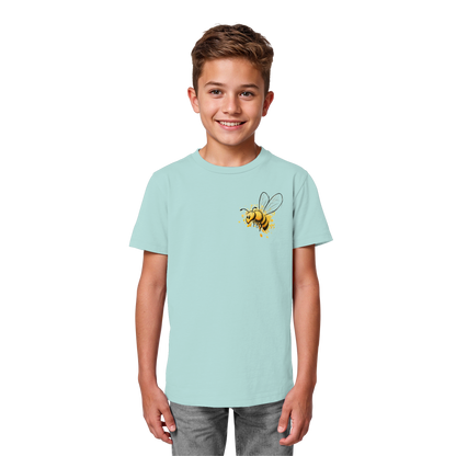 Lässige kleine Honig-Biene - Kids Organic Shirt