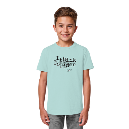 I think I spider - Spinne - Kids Organic Shirt