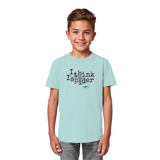 I think I spider - Spinne - Kids Organic Shirt