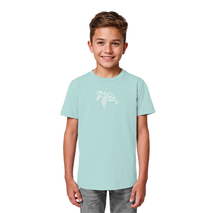 schwimmende Meeres-Schildkröte - Kids Organic Shirt