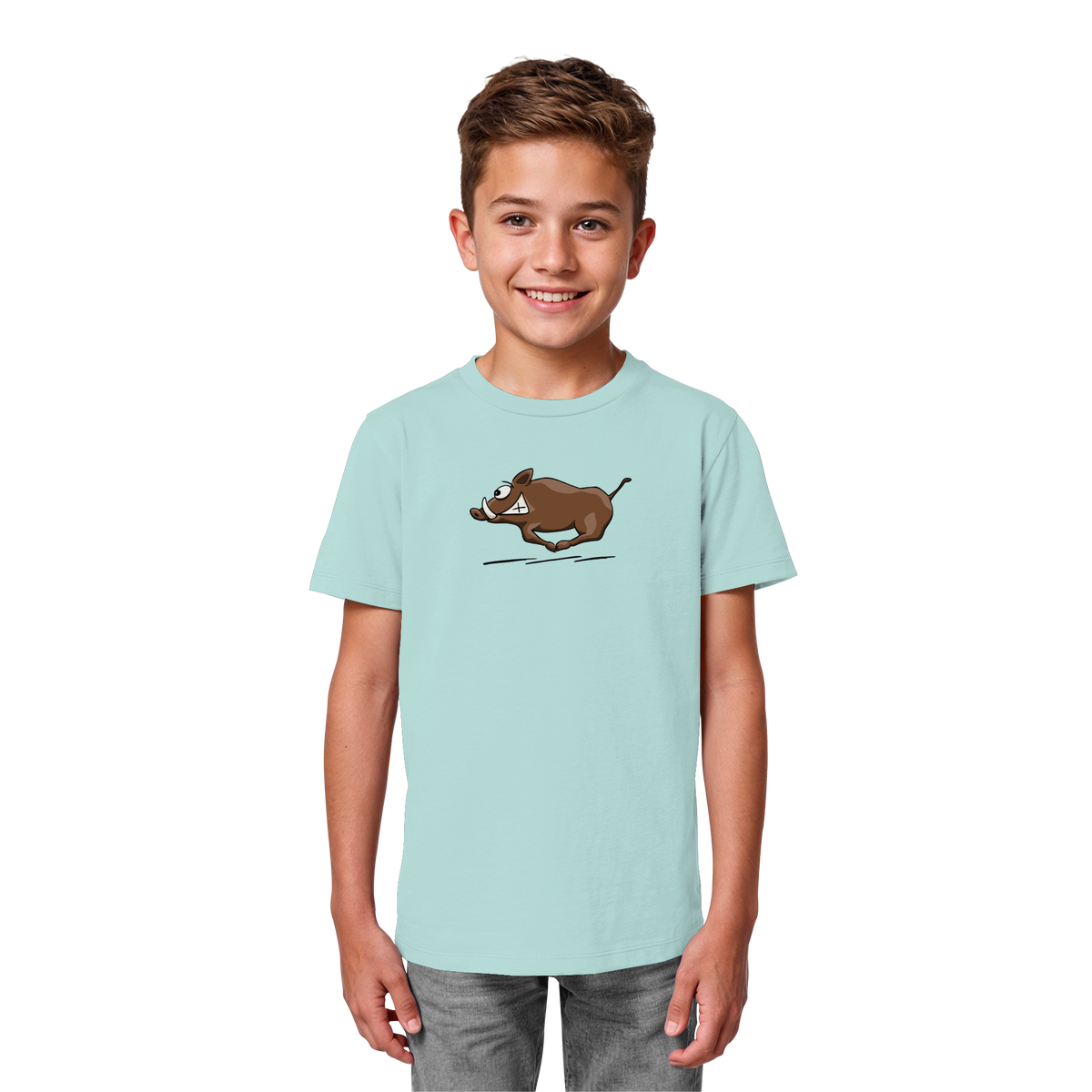 sauwildes Wildschwein | Wildsau  - Kids Organic Shirt
