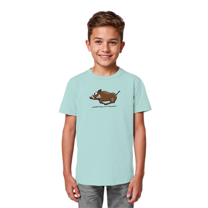 sauwildes Wildschwein | Wildsau  - Kids Organic Shirt