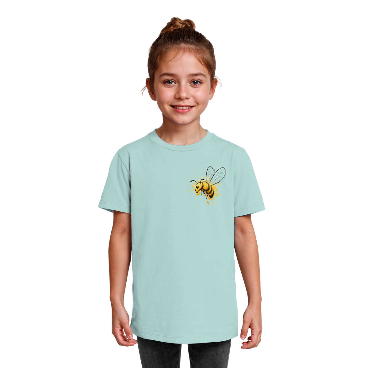 Lässige kleine Honig-Biene - Kids Organic Shirt